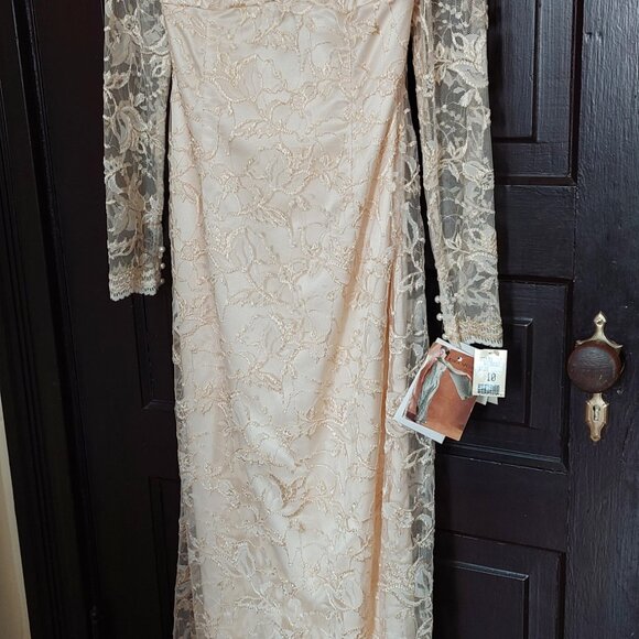 Vintage Jessica McClintock -NWT - Bridal Wedding Dress Gown Size 10 - Picture 4 of 7